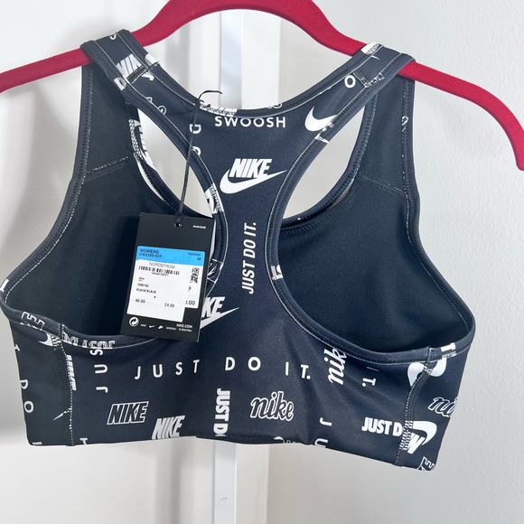 Nike Swoosh Logo Sports Bra Size Medium - Picture 8 of 11